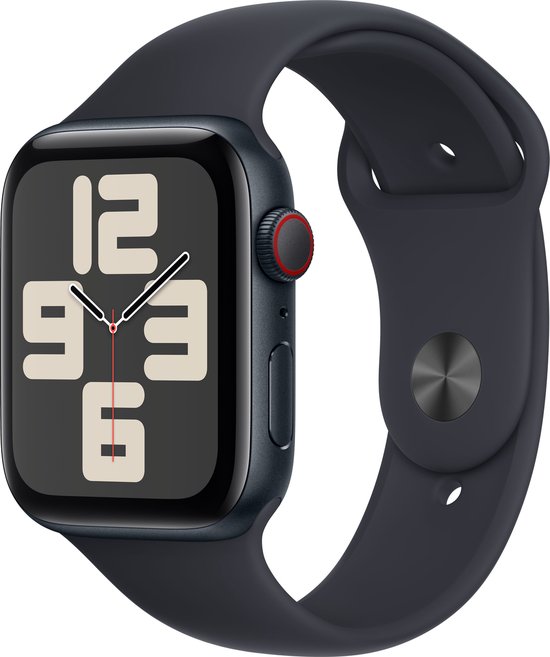 Apple Watch SE (2e Generatie) GPS + Cellular 44mm Midnight Aluminium