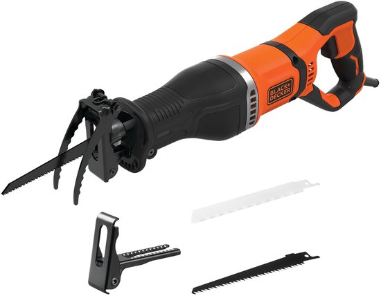 BLACK+DECKER Reciprozaag 750W (BES301-QS) met Takkenhouder