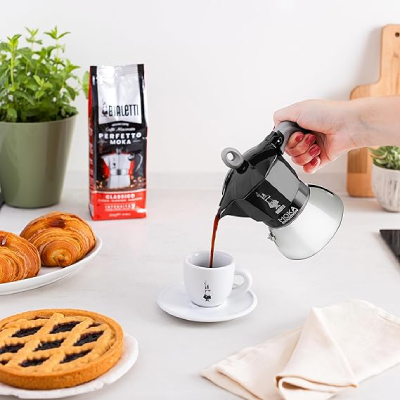 Bialetti New Moka Induction Zwart 4 kopjes Percolator