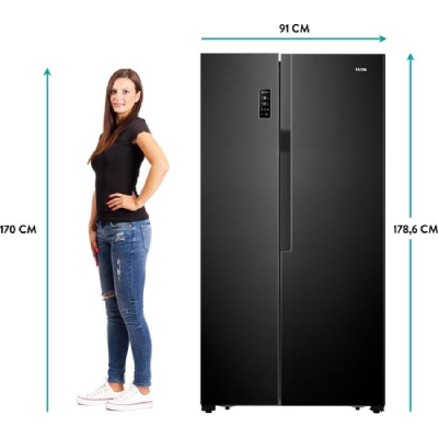 ETNA AKV578ZWA Amerikaanse Koelkast