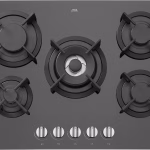 ETNA KGG673ZTA Inbouw Gas op Glas Kookplaat met Wokbrander