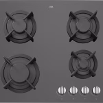 ETNA KGG860ZTA Inbouw Gas op Glas Kookplaat Zwart