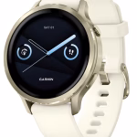 Garmin Venu 4 (41 mm) GPS Smartwatch Goud/Beige met AMOLED