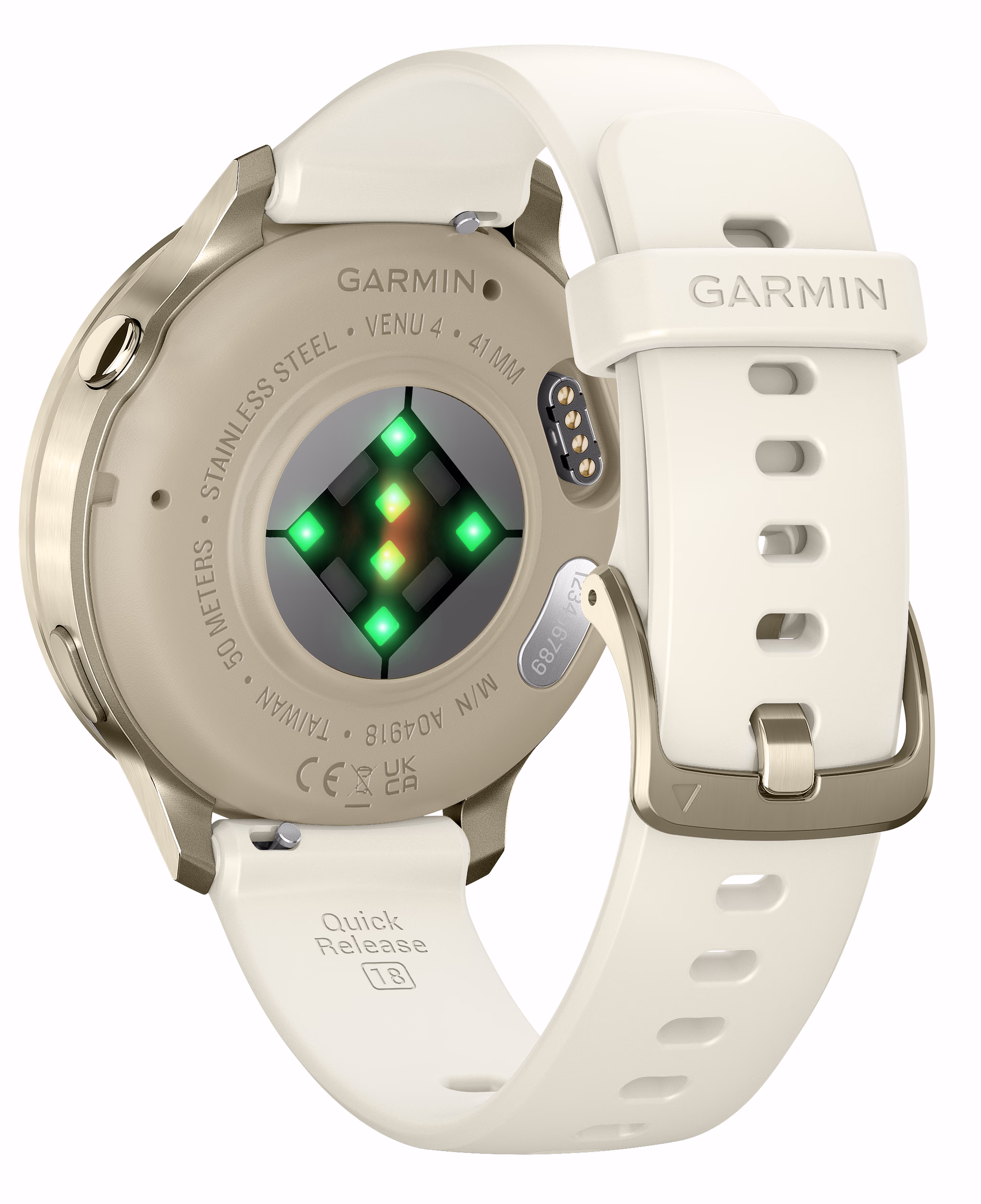 Garmin Venu 4 (41 mm) GPS Smartwatch GoudBeige met AMOLED