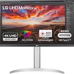 LG 27UP850K-W 27″ UHD 4K IPS Monitor (HDR400, USB-C)