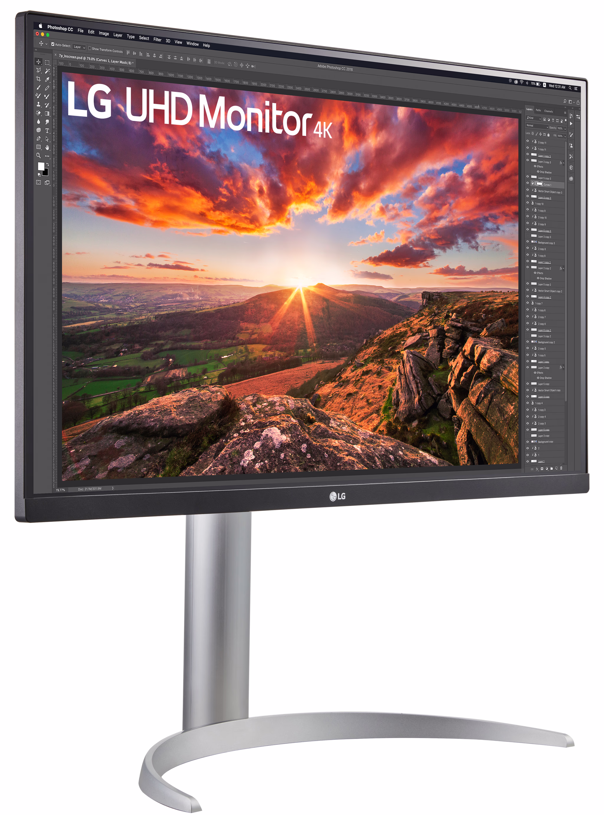 LG 27UP850K-W 27″ UHD 4K IPS Monitor (HDR400, USB-C)