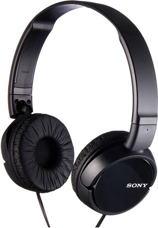 Sony MDR-ZX110 Bedrade On-Ear Hoofdtelefoon (Zwart)