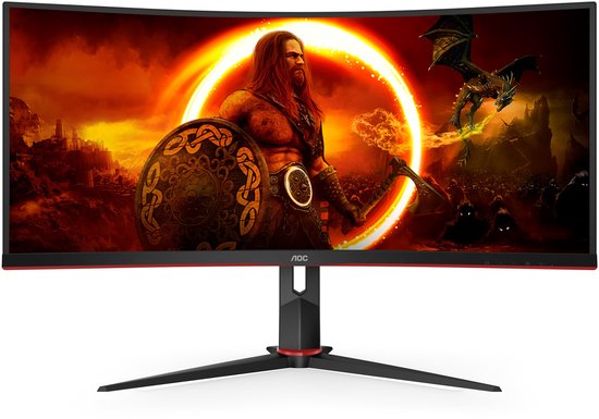 AOC CU34G2XP 34 Ultrawide Gaming Monitor (UWQHD, 180 Hz)