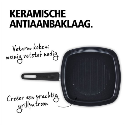 Brabantia INDU+ Grillpan 26 cm
