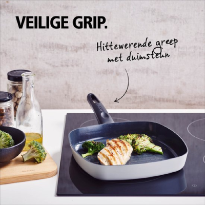 Brabantia INDU+ Grillpan 26 cm