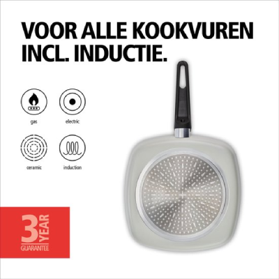 Brabantia INDU+ Grillpan 26 cm