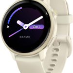Garmin v&iacute;voactive 6 Bone/Lunar Gold Smartwatch