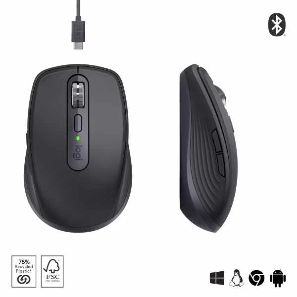 Logitech MX Anywhere 3S Compact Draadloze Muis