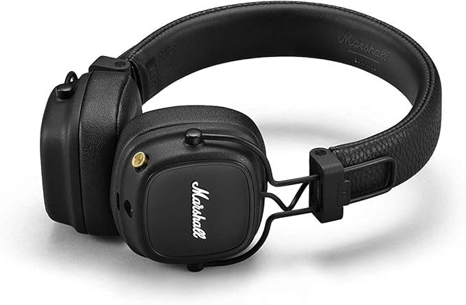 Marshall Major IV Bluetooth Draadloze On-Ear Koptelefoon (Zwart)
