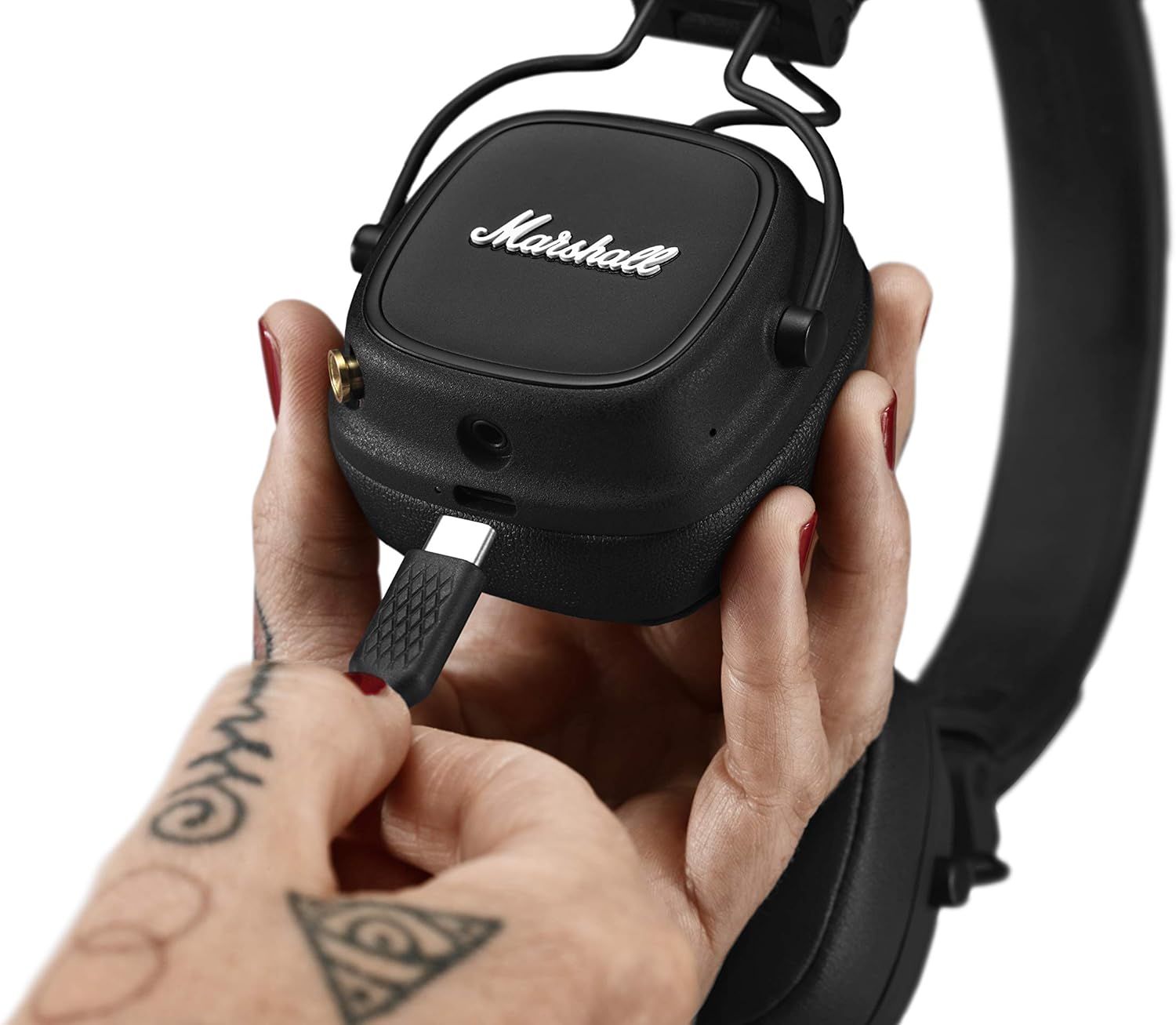 Marshall Major IV Bluetooth Draadloze On-Ear Koptelefoon (Zwart)