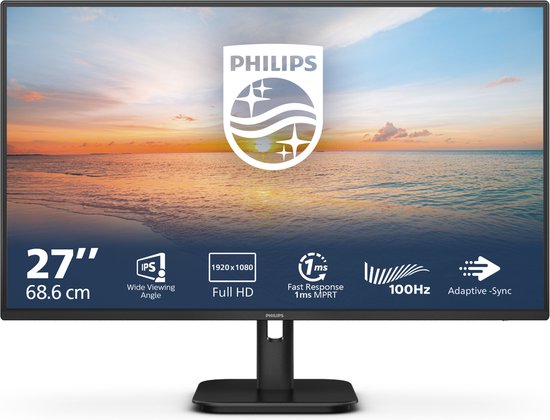 Philips 27E1N1100A 27 Full HD Gaming Monitor (100 Hz)