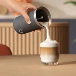 Philips Baristina Melkopschuimer Zwart