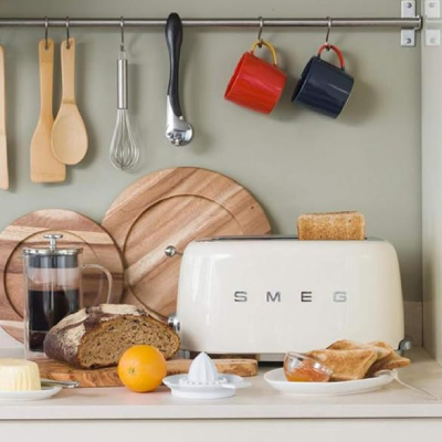 SMEG TSF02CREU Broodrooster Creme