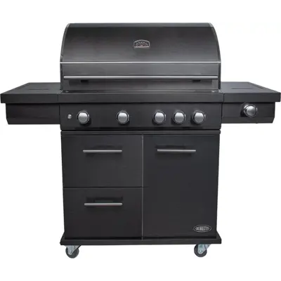 Boretti Imperatore Nero 4B Buitenkeuken Gasbarbecue