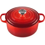Le Creuset Signature Ronde Braadpan 24 cm Kersenrood