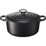 Le Creuset Signature Ronde Braadpan 24 cm Mat Zwart