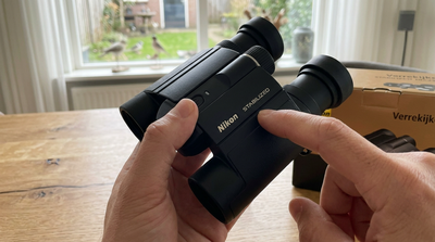 14 mm eye relief Nikon Stabilized 10×25 S